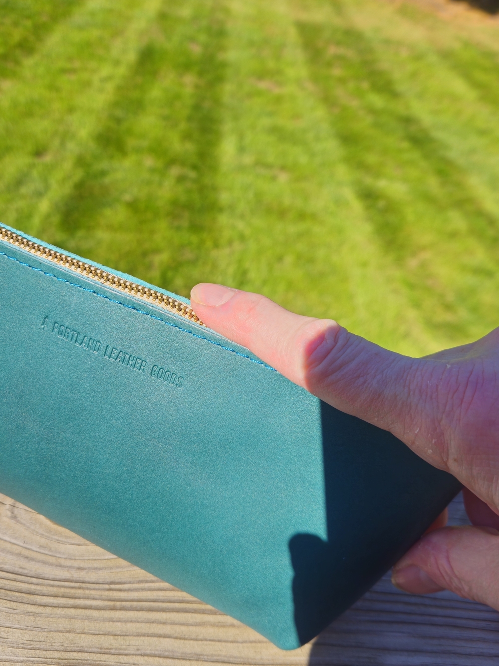 Portland Leather Goods Carribean leather Utility Pouch